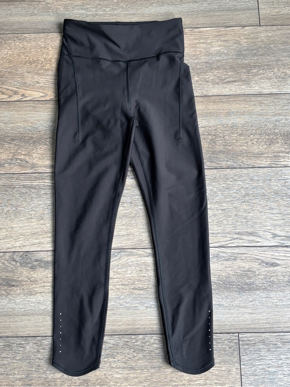 Athleta Pacesetter Ultra High Rise 7/8 Leggings Black Sz XS #825547